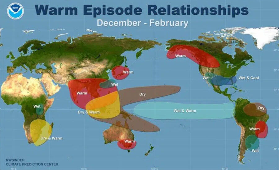 Das El-Niño Phänomen und die Auswirkungen auf das Wetter Das El-Niño Phänomen und die Auswirkungen auf das Wetter