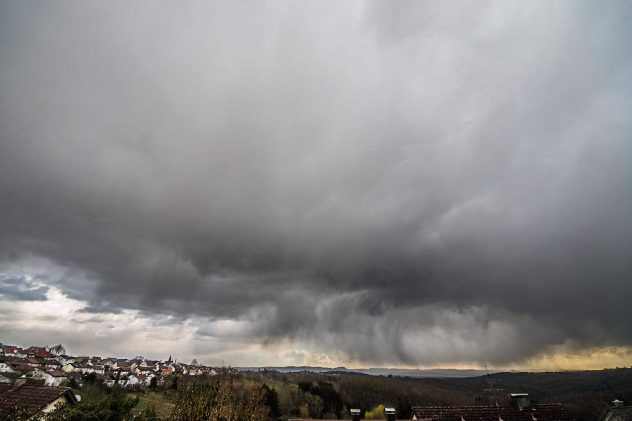 Kühles und windiges Aprilwetter