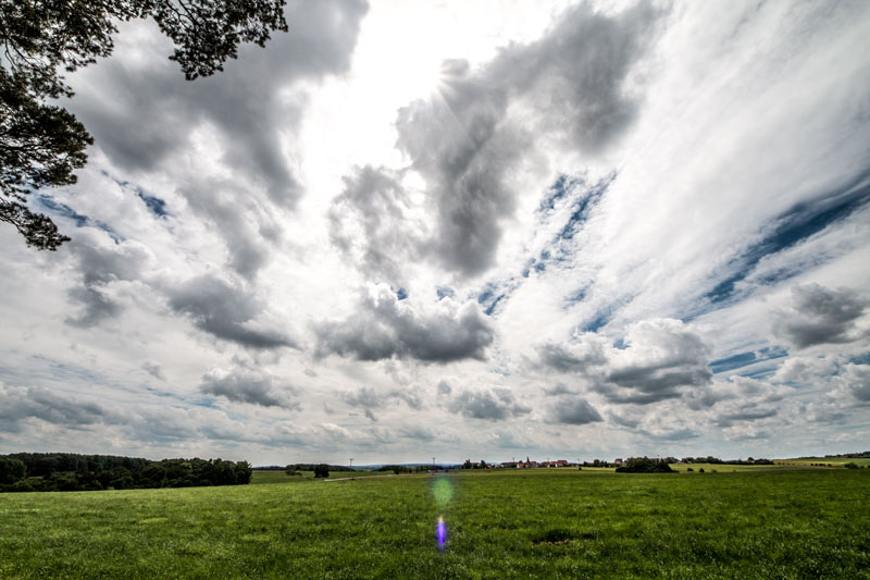 Unbeständiges Sommerwetter