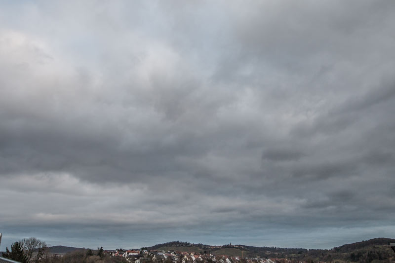 Ein Wetterwechsel steht bevor