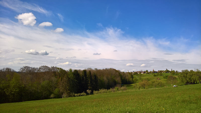 Unbeständiges, aber wärmer werdendes Mai-Wetter Unbeständiges, aber wärmer werdendes Mai-Wetter