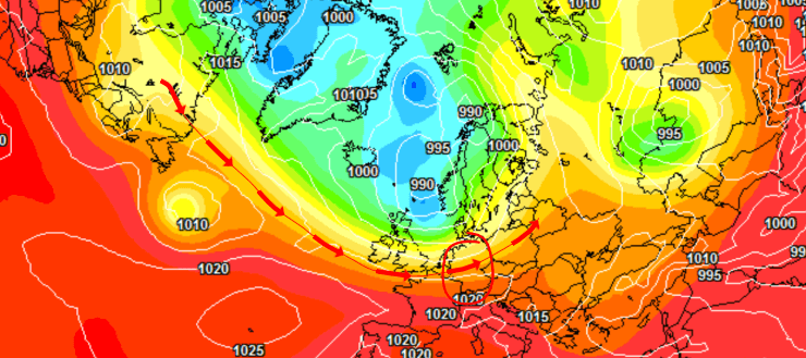 Polarwirbelberechnung August