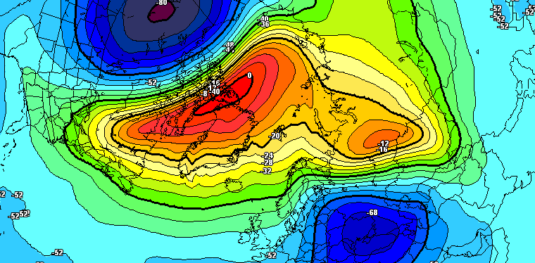 Polarwirbelberechnung Februar