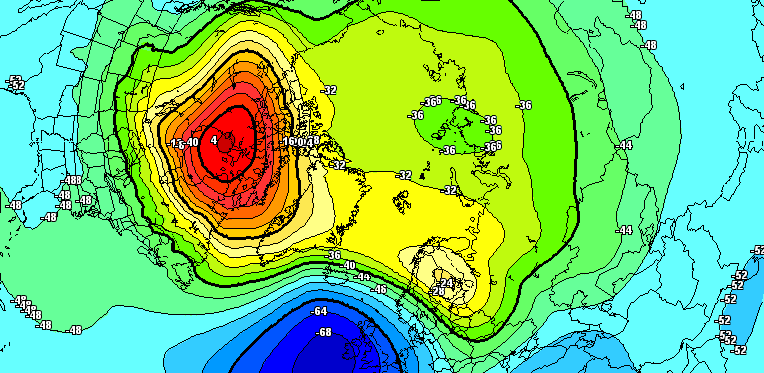 Polarwirbelberechnung Februar