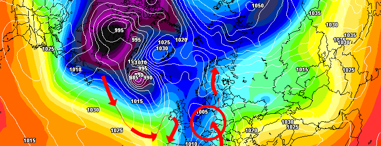 Eine sehr knappe Angelegenheit - Zwischen Winter und mildem Wetter liegen nur wenige hundert Kilometer