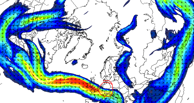 Polarwirbelberechnung Januar