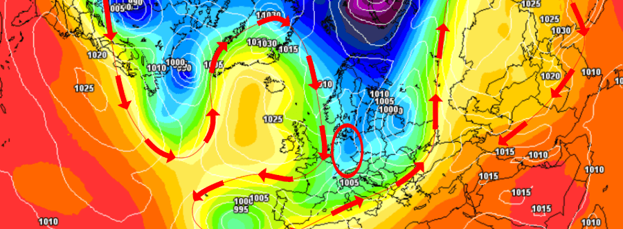 Für Anfang November eine nasskalte bis frühwinterliche Entwicklung der Großwetterlage Für Anfang November eine nasskalte bis frühwinterliche Entwicklung der Großwetterlage