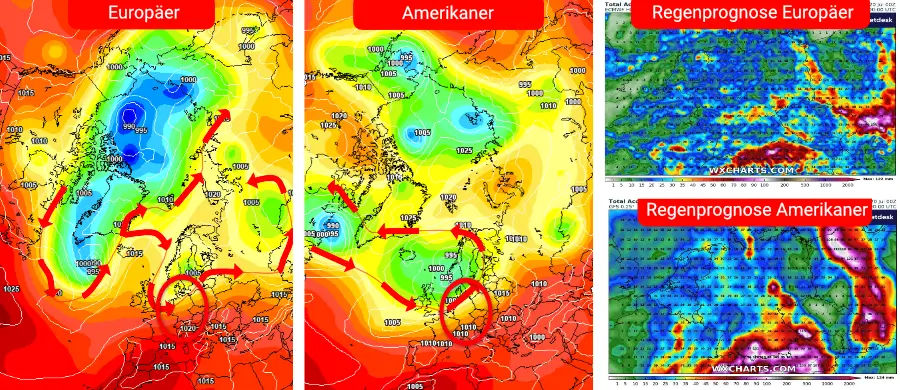 Keine sommerliche Wetterentwicklung im August Keine sommerliche Wetterentwicklung im August