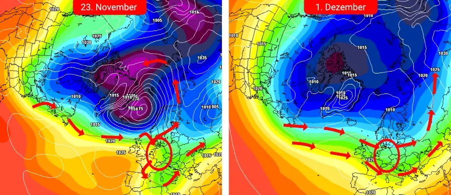 Keine beständige Wetterentwicklung - Winter wird ab den höheren mittleren Lagen optional, Trend geht in die nasskalte Richtung Keine beständige Wetterentwicklung - Winter wird ab den höheren mittleren Lagen optional, Trend geht in die nasskalte Richtung