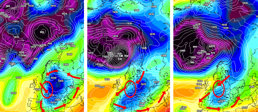 Die vollständig gestörte Zirkulation mit einer Ostwetterlage Die vollständig gestörte Zirkulation mit einer Ostwetterlage