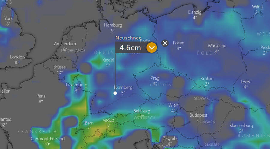 Schneefall mit Ausbildung einer Schneedecke bleibt in der Schneeprognose Januar des amerikanischen Wettermodell optional Schneefall mit Ausbildung einer Schneedecke bleibt in der Schneeprognose Januar des amerikanischen Wettermodell optional