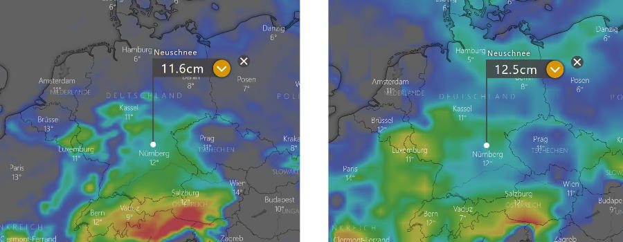 Schneefall mit Ausbildung einer Schneedecke bleibt in der Schneeprognose Januar möglich Schneefall mit Ausbildung einer Schneedecke bleibt in der Schneeprognose Januar möglich
