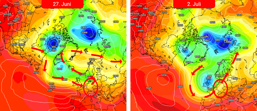 Das Potential eines Wetterumschwungs bis Juli Das Potential eines Wetterumschwungs bis Juli