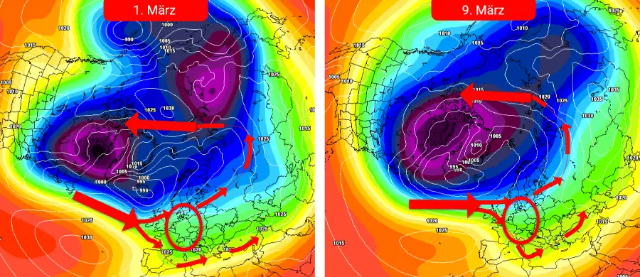 Allumfassend bleibt der Cluster des Polarwirbels über Kanada und Grönland bestehen - wechselhaftes Wetter über Deutschland wahrscheinlich Allumfassend bleibt der Cluster des Polarwirbels über Kanada und Grönland bestehen - wechselhaftes Wetter über Deutschland wahrscheinlich