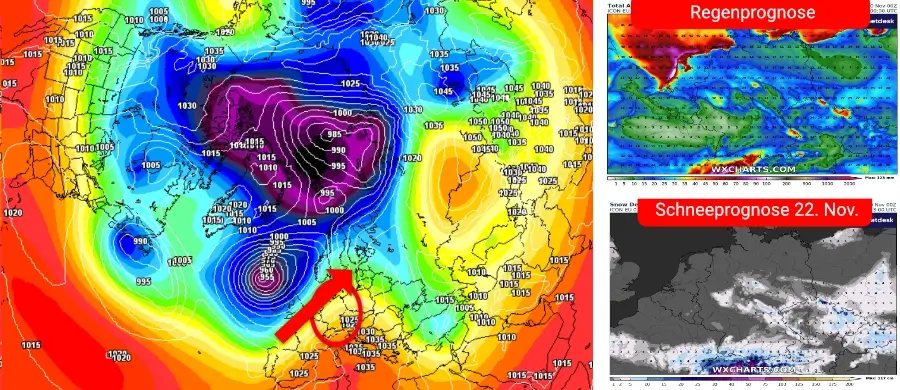 Markantes Wetter hat der November in den kommenden Tagen über Deutschland zu bieten Markantes Wetter hat der November in den kommenden Tagen über Deutschland zu bieten