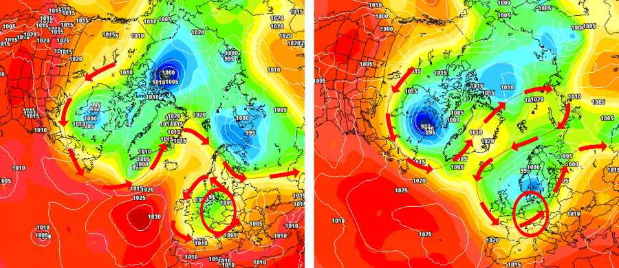 Die kühlen bis frühherbstlichen und unbeständigen Wetterlagen bis September Die kühlen bis frühherbstlichen und unbeständigen Wetterlagen bis September
