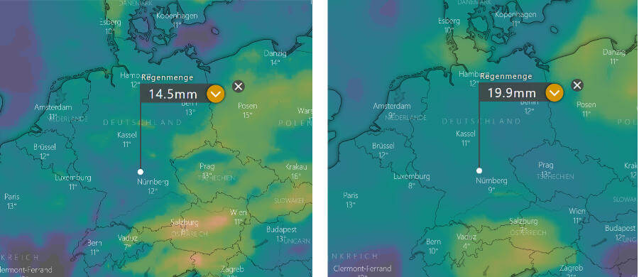 Bis in den Juni hinein bleibt die Schauerneigung auf einem hohen Niveau Bis in den Juni hinein bleibt die Schauerneigung auf einem hohen Niveau