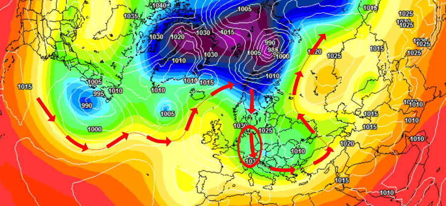 Der Luftmassengrenze vom Wochenende folg kühles Schauerwetter nach Der Luftmassengrenze vom Wochenende folg kühles Schauerwetter nach