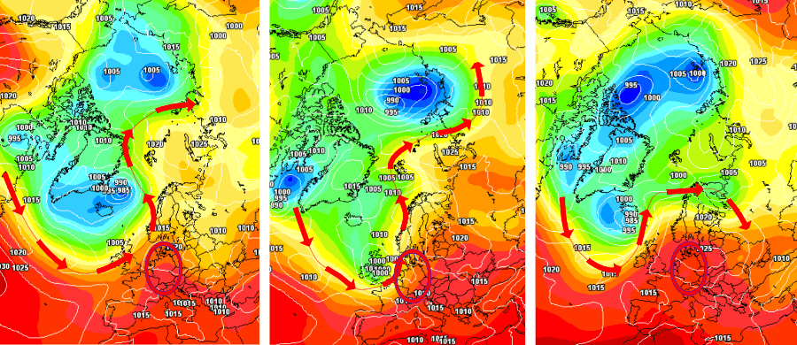 Die hochsommerlichen Wetterlagen Anfang August, die den weiteren Verlauf des Sommers nachhaltig prägen können Die hochsommerlichen Wetterlagen Anfang August, die den weiteren Verlauf des Sommers nachhaltig prägen können