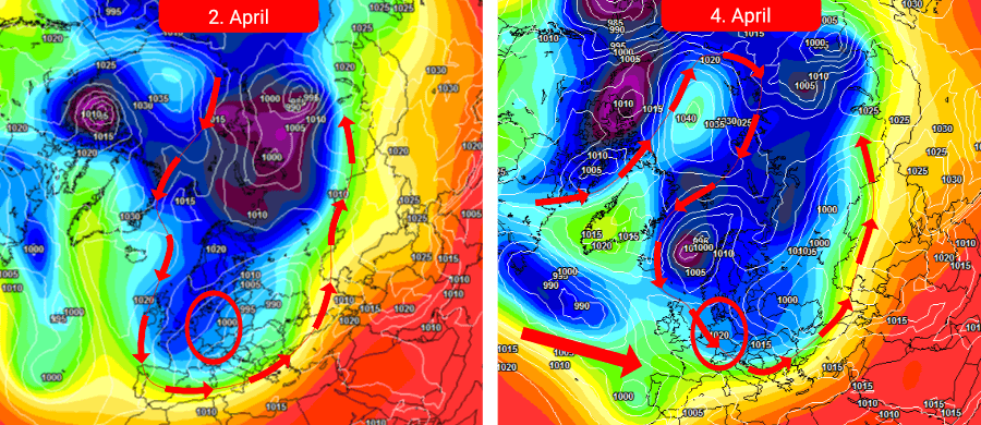 Kaltstart im April mit Schnee und Frost Kaltstart im April mit Schnee und Frost