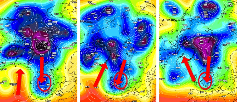 Kalte Luft aus nördlichen Richtungen kann über Deutschland zu einem markanten Temperatursturz führen Kalte Luft aus nördlichen Richtungen kann über Deutschland zu einem markanten Temperatursturz führen