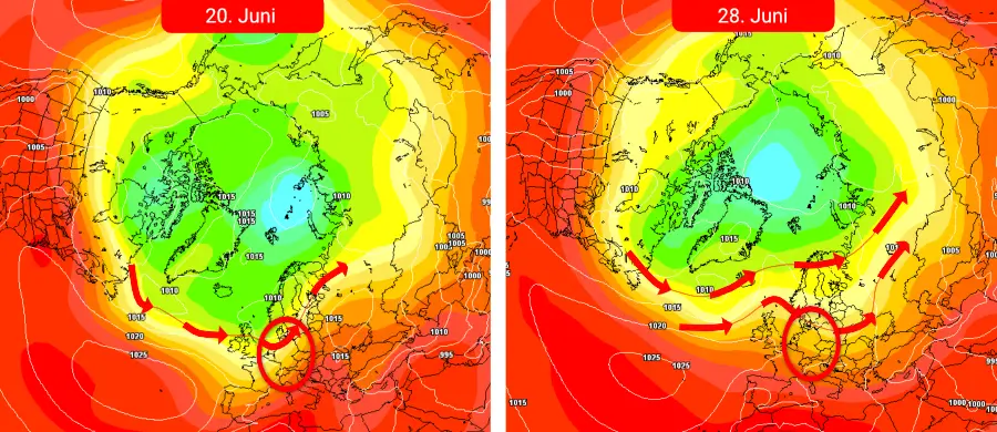 Nachhaltig stabiles Sommerwetter ist so schnell nicht zu erwarten Nachhaltig stabiles Sommerwetter ist so schnell nicht zu erwarten