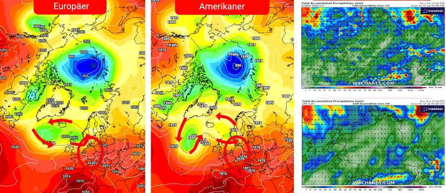 Schwül-warmes bis heißes und von Schauern und Gewittern durchsetztes Sommerwetter Schwül-warmes bis heißes und von Schauern und Gewittern durchsetztes Sommerwetter