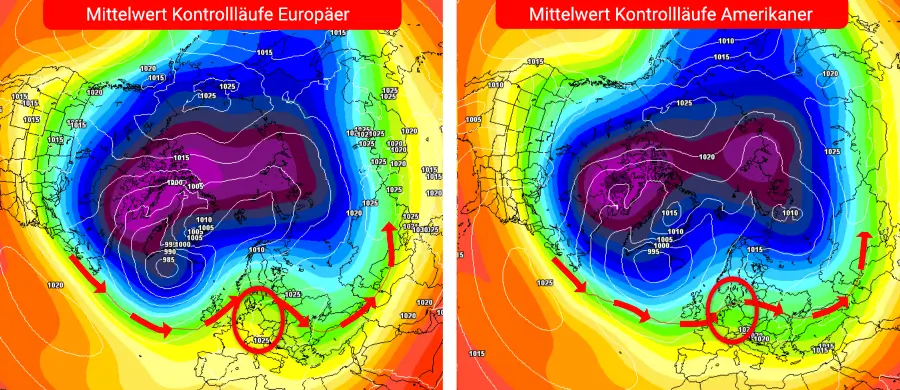 Eine hohe Wahrscheinlichkeit, dass sich die Hochdruckblase - und damit der Frühling - bis Mitte März über Deutschland erhalten kann Eine hohe Wahrscheinlichkeit, dass sich die Hochdruckblase - und damit der Frühling - bis Mitte März über Deutschland erhalten kann