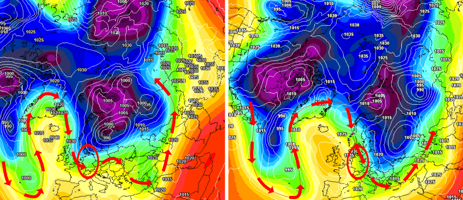 Die Berechnungen sind einheitlicher geworden und beide Vorhersage-Modelle simulieren das Hoch westlich von Europa, was die Optionen auf Winterwetter in der Vorweihnachtszeit erhöht Die Berechnungen sind einheitlicher geworden und beide Vorhersage-Modelle simulieren das Hoch westlich von Europa, was die Optionen auf Winterwetter in der Vorweihnachtszeit erhöht