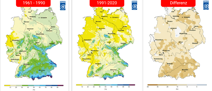 Weiße Weihnachten - früher und heute in der Differenz Weiße Weihnachten - früher und heute in der Differenz