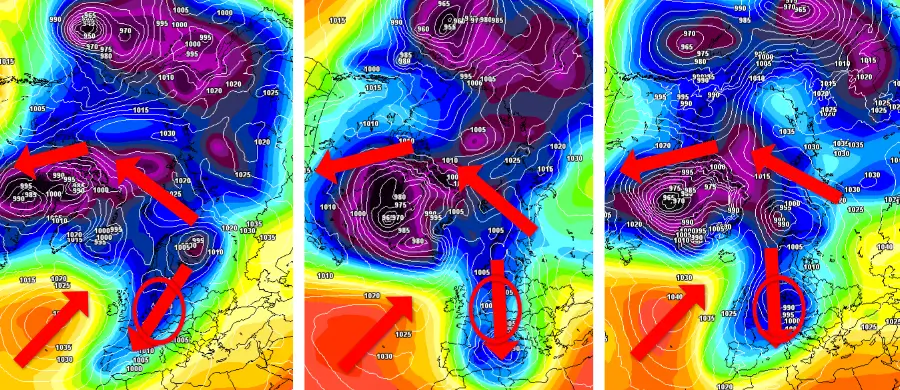 Ein Trog sorgt mit Schnee und winterlichen Wetterverhältnissen verbessert die Chancen auf weiße Weihnachten Ein Trog sorgt mit Schnee und winterlichen Wetterverhältnissen verbessert die Chancen auf weiße Weihnachten