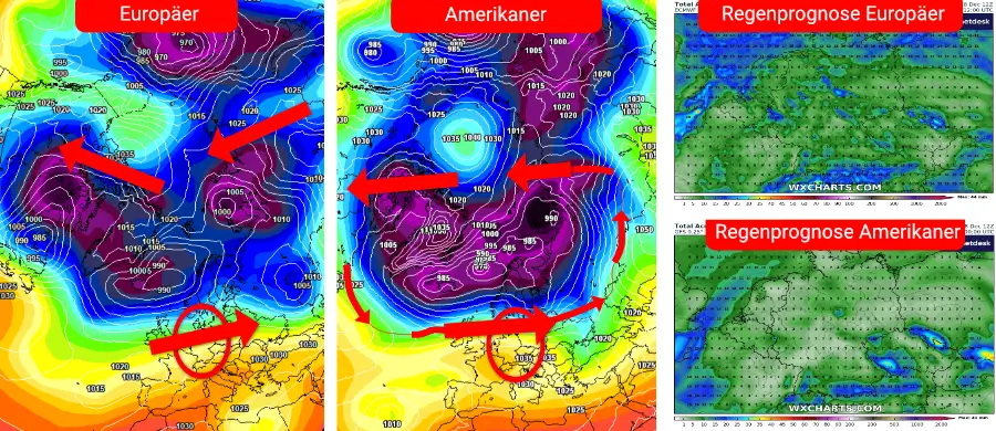 Eine im Ansatz zonale Ausprägung der Großwetterlage Eine im Ansatz zonale Ausprägung der Großwetterlage