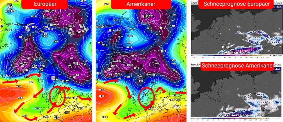 Gradientenschwaches und nasskaltes Dezemberwetter Gradientenschwaches und nasskaltes Dezemberwetter