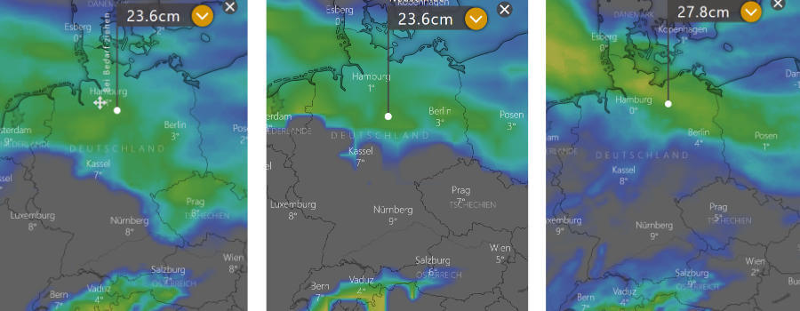 Die Schneeprognose Die Schneeprognose