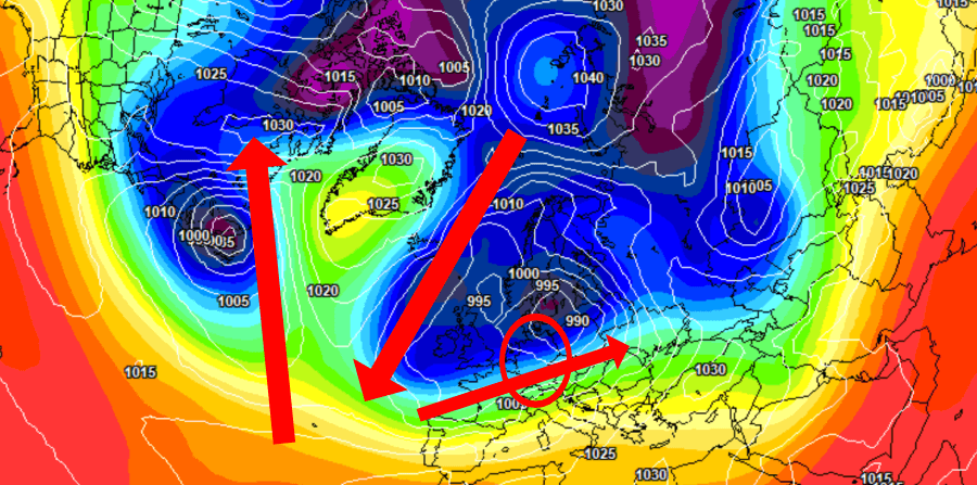 Trotz Atlantikblock, Arctic Outbreak und Polarwirbelsplit reicht es über Deutschland nicht für Winterwetter Trotz Atlantikblock, Arctic Outbreak und Polarwirbelsplit reicht es über Deutschland nicht für Winterwetter