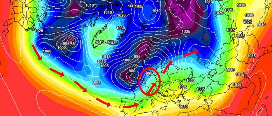 Eine turbulente und milder werdende Wetterwoche steht bevor Eine turbulente und milder werdende Wetterwoche steht bevor