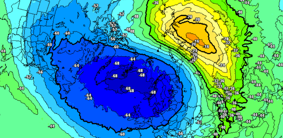Das nächste Warming in Stratosphärenhöhe Das nächste Warming in Stratosphärenhöhe