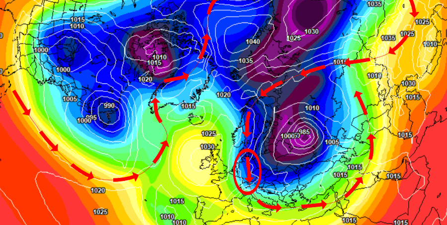 Die winterliche Nordwetterlage Die winterliche Nordwetterlage