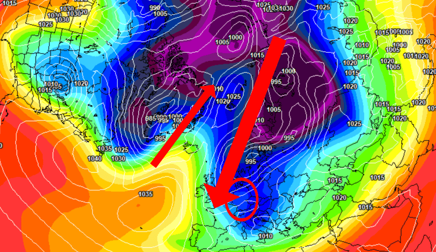 Ein Arctic Outbreak könnte den Hochwinter nach Deutschland bringen Ein Arctic Outbreak könnte den Hochwinter nach Deutschland bringen