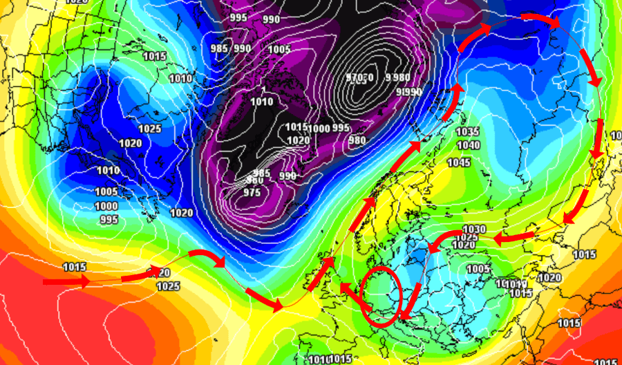 Eine fast schon winterliche Temperaturentwicklung Eine fast schon winterliche Temperaturentwicklung