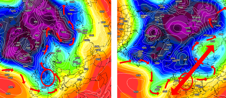 Rechts der Trog bis zum 10. Dezember, nachfolgend setzt sich die Westwetterlage durch Rechts der Trog bis zum 10. Dezember, nachfolgend setzt sich die Westwetterlage durch