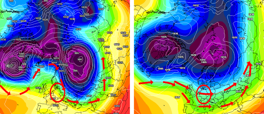 Die nasskalte Wetterentwicklung mit einer ab den mittleren Lagen winterlichen Witterung Die nasskalte Wetterentwicklung mit einer ab den mittleren Lagen winterlichen Witterung