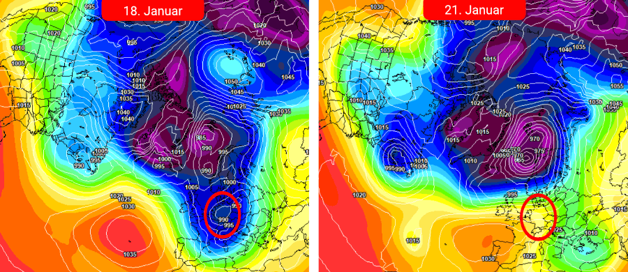 Ein Major-Warming in Stratosphärenhöhe Ein Major-Warming in Stratosphärenhöhe