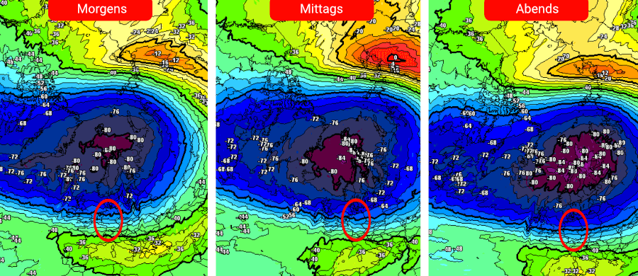 Ein kräftiges Minor-Warming in Stratosphärenhöhe - doch nur im Ansatz ein Major-Warming Ein kräftiges Minor-Warming in Stratosphärenhöhe - doch nur im Ansatz ein Major-Warming