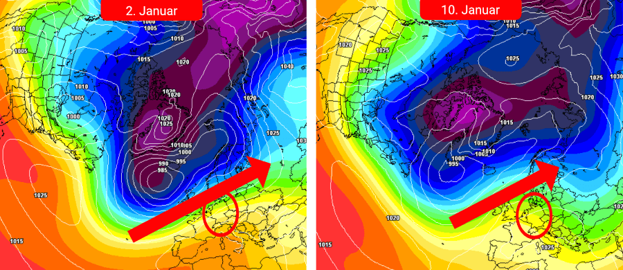 Auflaufende Frontalzone mit milder Südwestwetterlage Auflaufende Frontalzone mit milder Südwestwetterlage