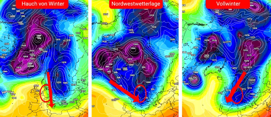 Ein Blockadehoch auf dem Atlantik lässt die Grundströmung meridionalisieren und verbessert die Chancen für den Winter Ein Blockadehoch auf dem Atlantik lässt die Grundströmung meridionalisieren und verbessert die Chancen für den Winter