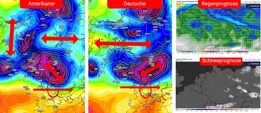Die Großwetterlage stellt sich zwar Anfang Februar um, doch ist nach wie vor nicht mit Winterwetter zu rechnen Die Großwetterlage stellt sich zwar Anfang Februar um, doch ist nach wie vor nicht mit Winterwetter zu rechnen