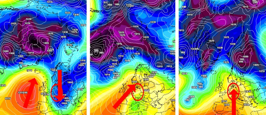 Mithilfe einer hohen Wellenbewegung entlang der Polarfront hätte der Winter zumindest eine Chance Mithilfe einer hohen Wellenbewegung entlang der Polarfront hätte der Winter zumindest eine Chance