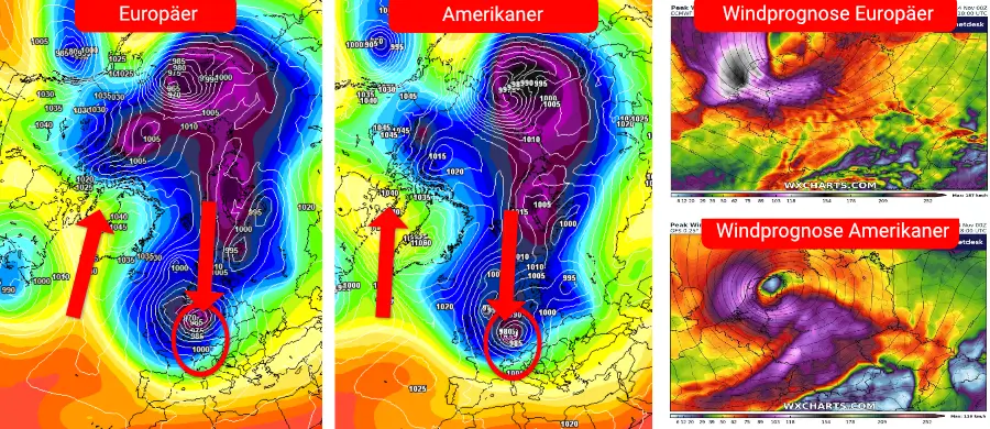 Der Polarwirbel erreicht mit seinem Ausläufer Deutschland und sorgt mit Starkwindereignissen und einer absinkenden Schneefallgrenze für einen Wettersturz Der Polarwirbel erreicht mit seinem Ausläufer Deutschland und sorgt mit Starkwindereignissen und einer absinkenden Schneefallgrenze für einen Wettersturz
