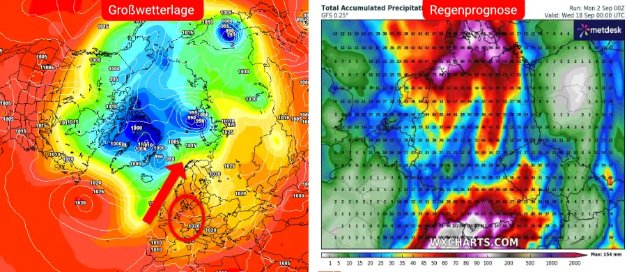 Eine über weite Strecken hochdruckdominierte Großwetterlage Eine über weite Strecken hochdruckdominierte Großwetterlage